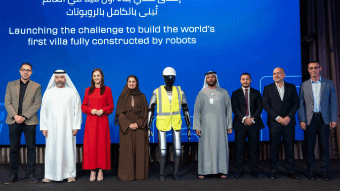 dubai, municipality, global, challenge, first, residential, villa, using, robotic, construction, world's