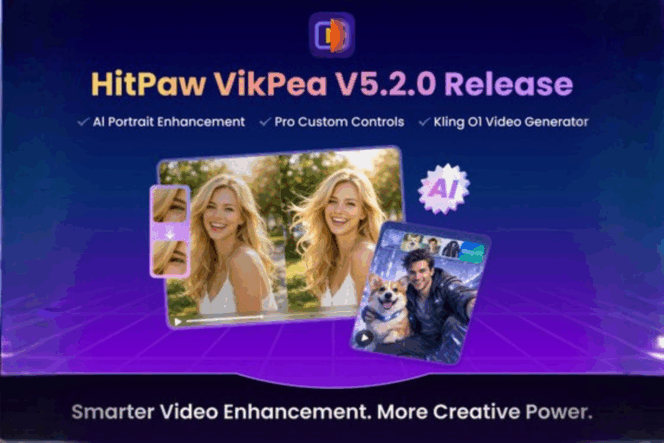 vikpea, hitpaw, new, ai, portrait, models, manual, controls, kling, o1, integration